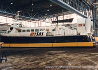 AP1-88 hovercraft with the Scandinavian company SAS -  (credit: The <a href='http://www.hovercraft-museum.org/' target='_blank'>Hovercraft Museum Trust</a>).